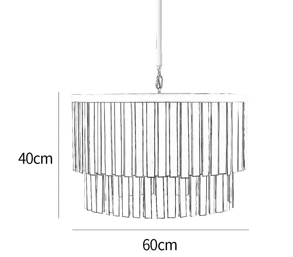Lampadario rotondo Astrid Capiz